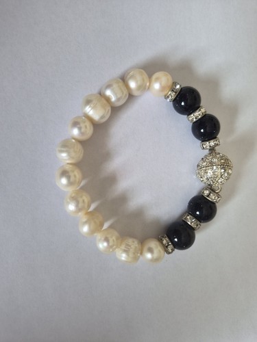 Vintage real pearl bracelet - real,