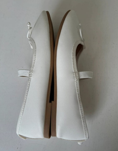 White girl ballerina shoes - white,