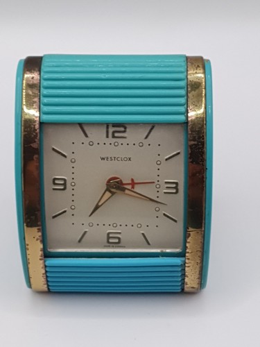 Westclox vintage alarm travel - alarm,