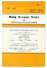 Southport - 1968-69 - Home