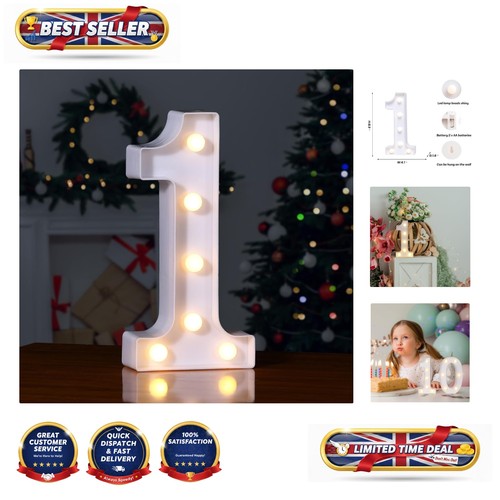 Modern led marquee number - modern,