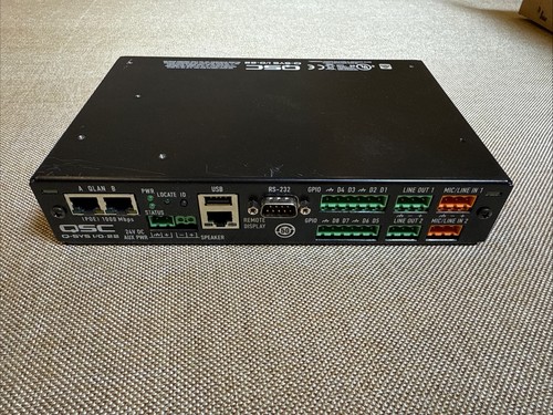 Qsc sys o 22 - i/o,