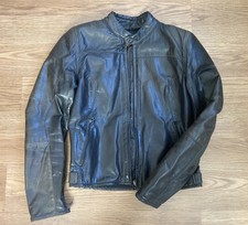 Dainese Mike Lady Leather Motorcycle Jacket Brown Size EU46 Womens café racer