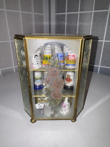 Vintage glass display curio - glass,