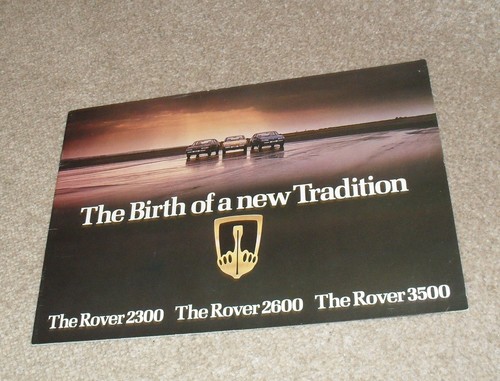 Rover sd1 brochure 2300 2600 - rover,