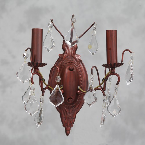 Antique style red sconce wall - antique,