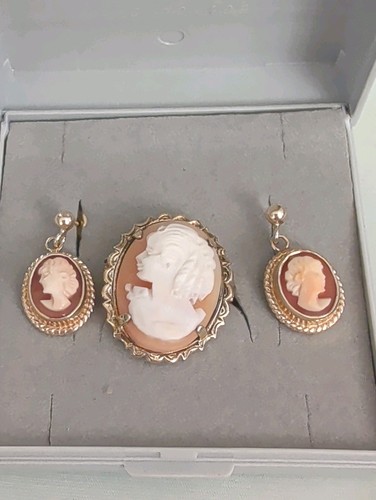 9ct gold cameo - 9ct,