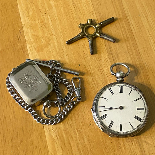 Half hunter mechanical pocket - hunter,