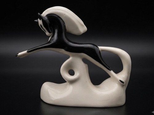 Ussr porcelain leaping horse - porcelain,