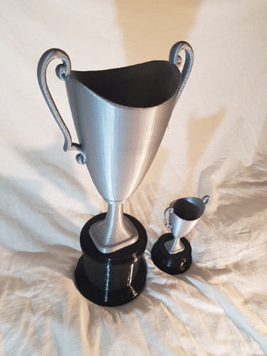18cm football trophy - trophy, old