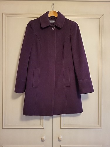 Bhs women dark purple coat - bhs,