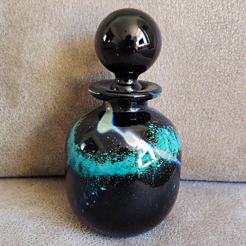Signed art glass - signed, perfume