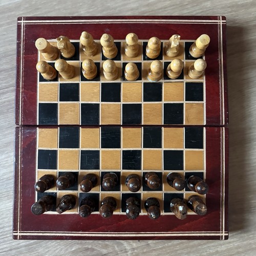 Vintage folding chess - chess, &