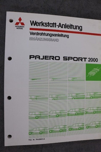 Mitsubishi pajero sport 2000 - pajero, "2000"