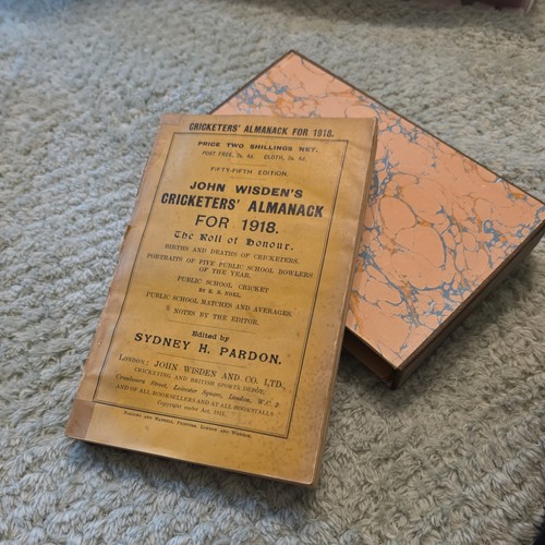 Wisden 1918 original paperback - wisden,