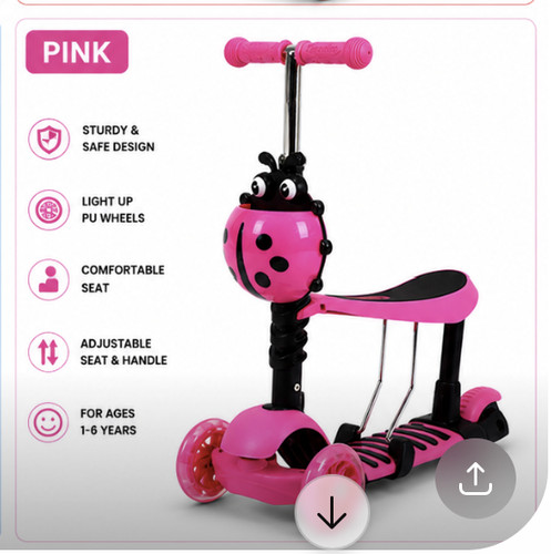 Kids scooter flashing - 3, in