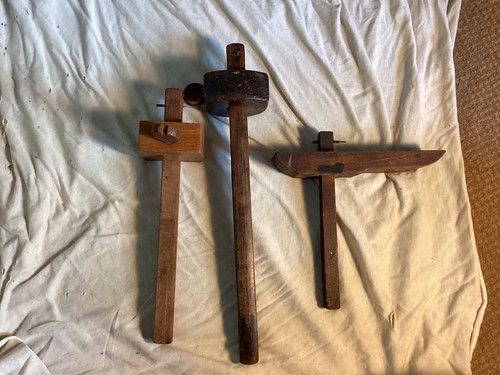 Wooden marking gauges joblot - wooden,