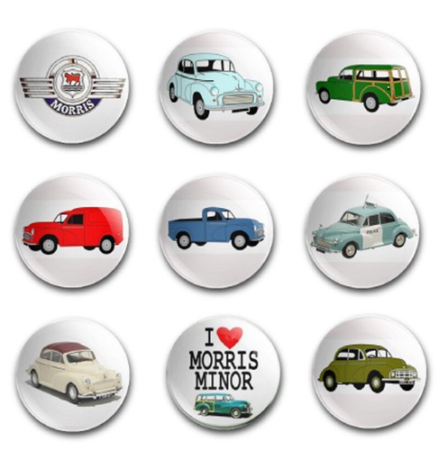 25mm morris minor button - ,