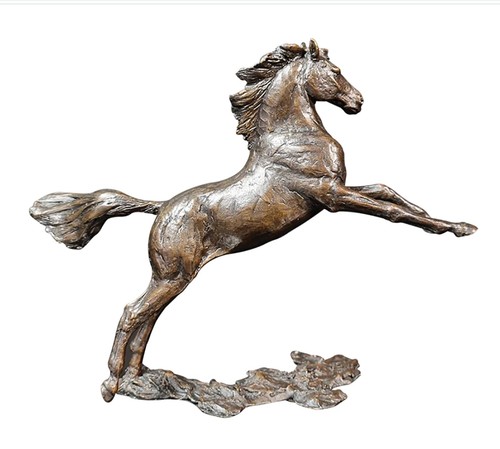 Bronze stallion horse - bronze,