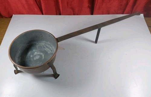 Vintage french copper pan - copper,