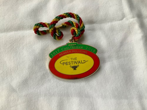 Horse racing members - racing, enamel