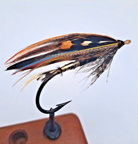 Vintage gut eyed salmon fly - vintage,