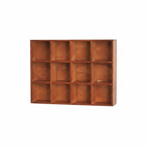 Rustic pine wall shelf - pine,