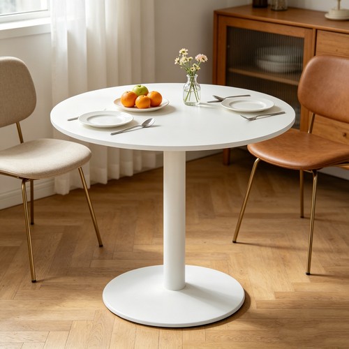 80cm round dining table modern - dining,