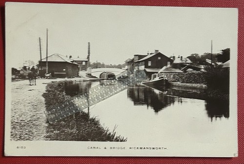 Rickmansworth canal barge - barge, &