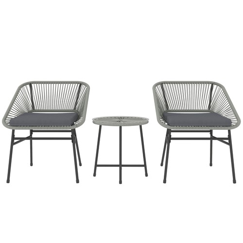 Outsunny rattan bistro - rattan, set