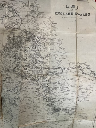 Antique official railway map - antique,
