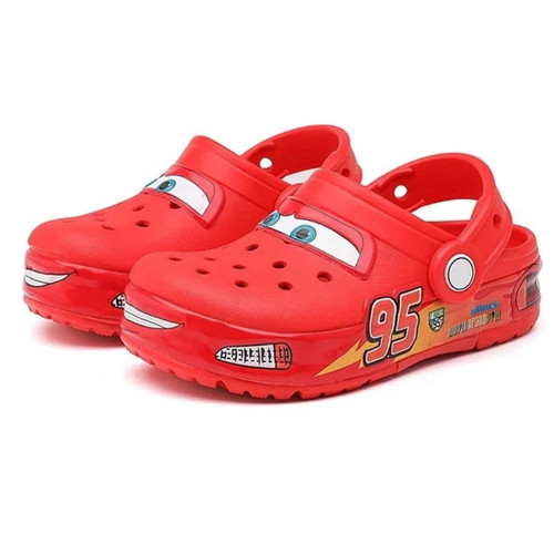Lightning mcqueen crocs clogs - mcqueen,