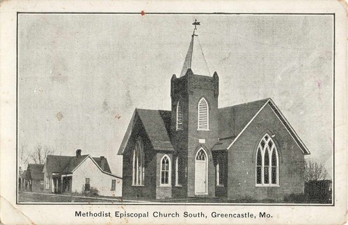 Postcard greencastle missouri - postcard,