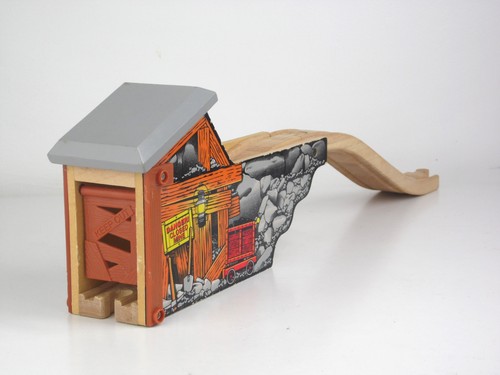 Wooden railway quarry - railway, mine