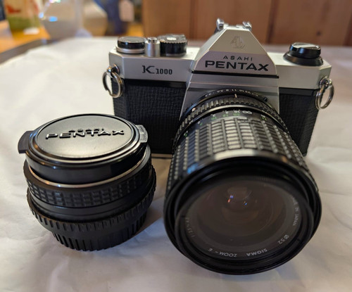 Asahi pentax k1000 - 35mm, film