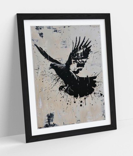 Pigeon dove fyling banksy - dove,