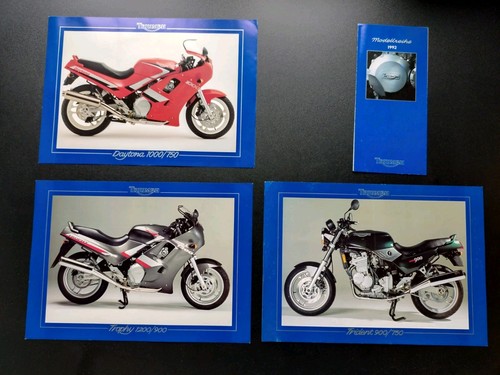 Triumph model programme 1992 - triumph,