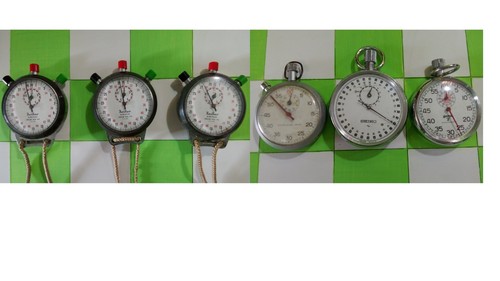 Stopwatch lot 3 hanhart - (6):,