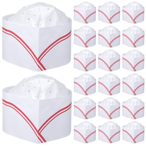 100pcs culinary chef hat white - 100pcs,