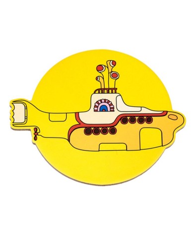 Yellow submarine coasters - submarine,