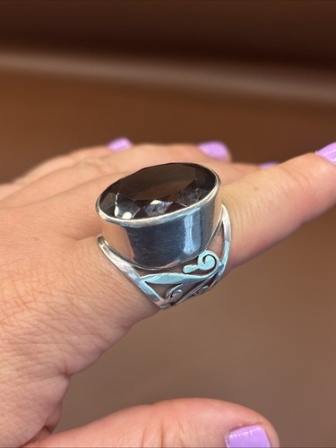 Stunning vintage smoky quartz - vintage,