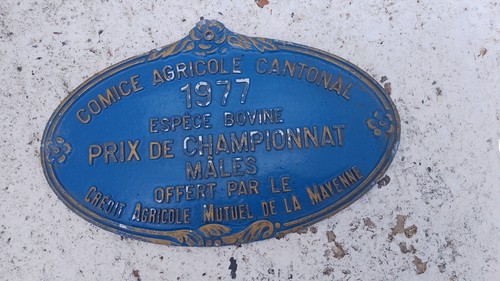 French plaque agricultural - plaque,
