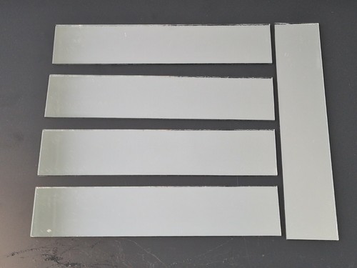 Pieces silver glass - 5, pieces,