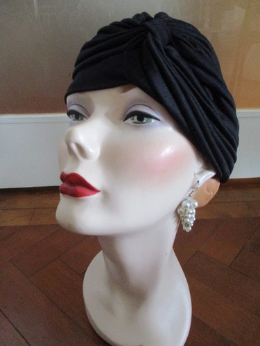 Vintage 1950s turban style hat - vintage,