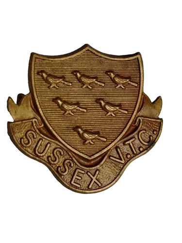 Genuine ww1 sussex vtc - sussex,