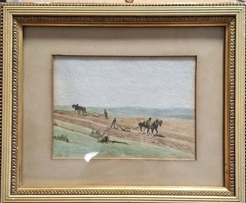 Antique 1901 rural farming - rural,