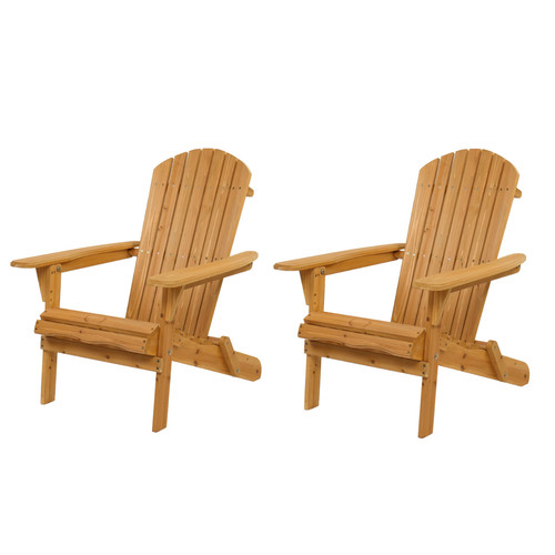 Garden adirondack chair fir - 2x,