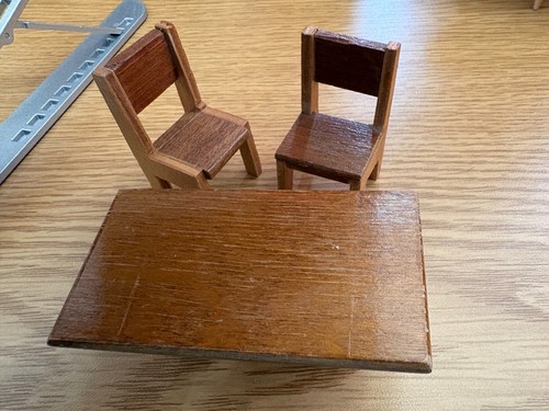 Doll house furniture - , vintage