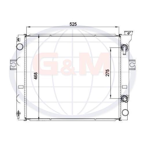 Radiator for forklift truck - radiator,