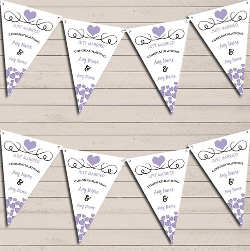Hearts decoration just married - just,